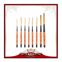 Mack Drag'n Fly by Ted Turner Pinstriping Brush Series DF 8 Set